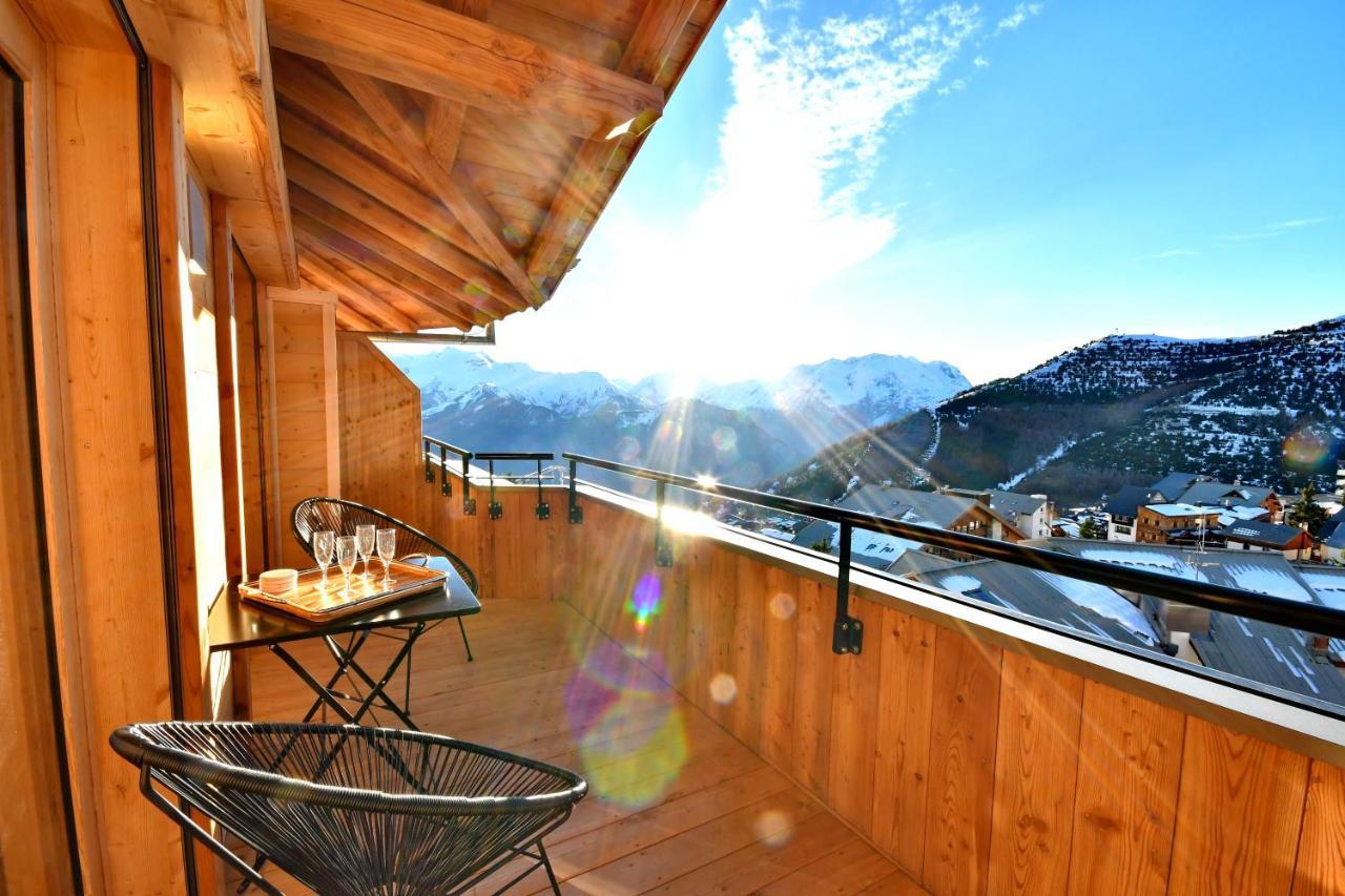 Beautiful DUPLEX ALPE D'HUEZ Apartment Exterior foto
